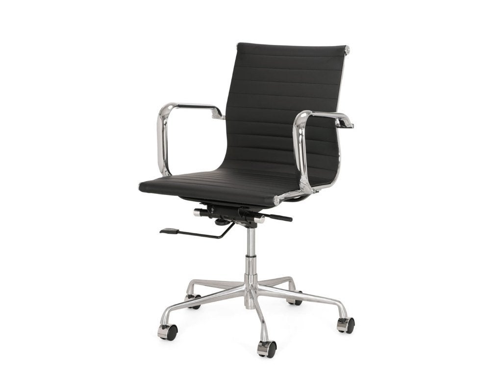 ACTIE! Design bureaustoel vergaderstoel Assemblee van Cas, Ophalen of Verzenden, Nieuw, Zwart
