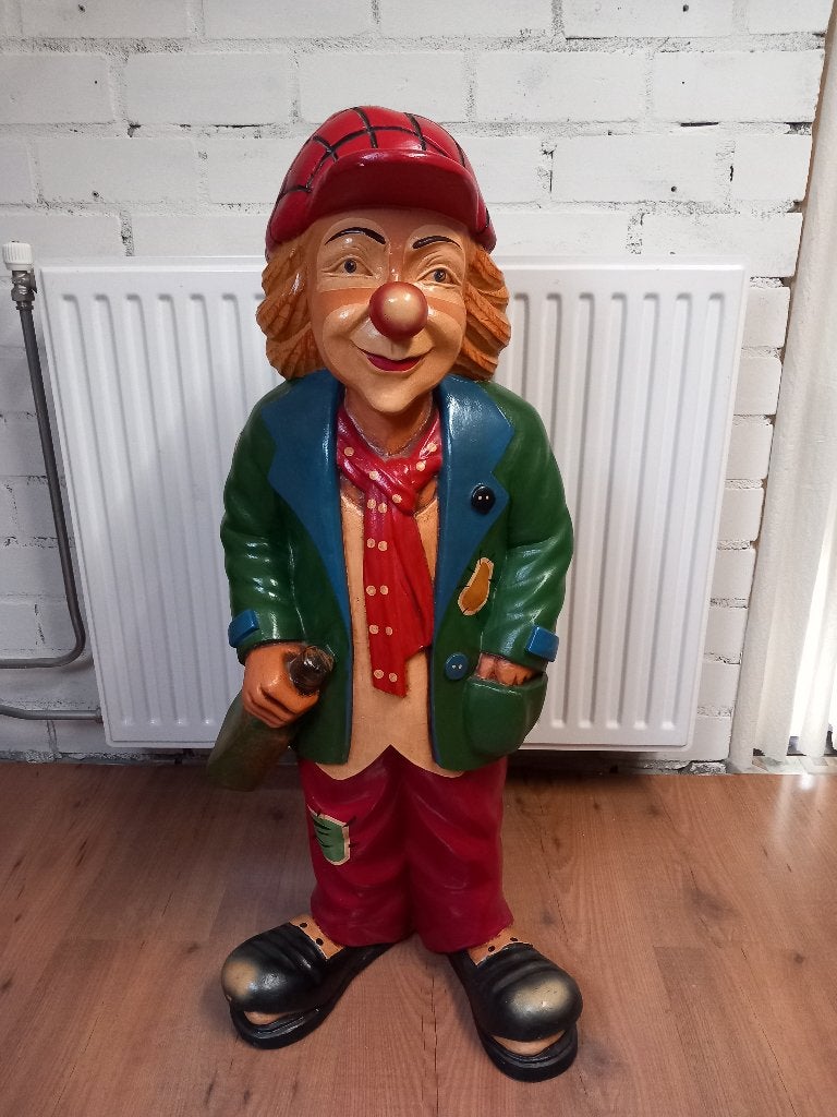 clowns beeld, Verzamelen, Beelden en Beeldjes, Ophalen, Zo goed als nieuw, Mens