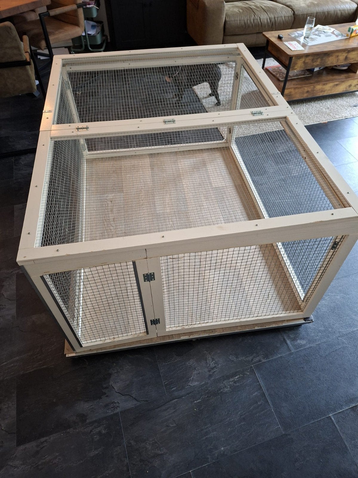 ruim konijnen hok/ cavia hok, Ophalen, 110 cm of meer, 60 tot 90 cm, Hok