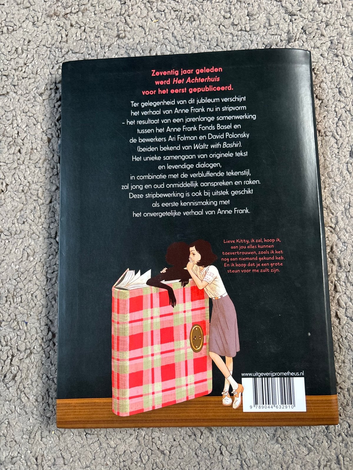 Anne Frank Het Achterhuis - Stripboek, Boeken, Literatuur, Zo goed als nieuw, Nederland, Ophalen of Verzenden