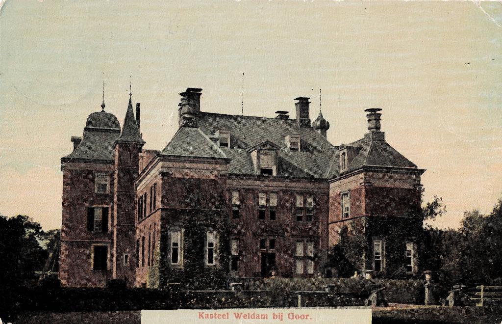 Goor – Kasteel Weldam. Gelopen Mettman(n)(D) 1912., Ophalen of Verzenden, Voor 1920, Gelopen, Overijssel