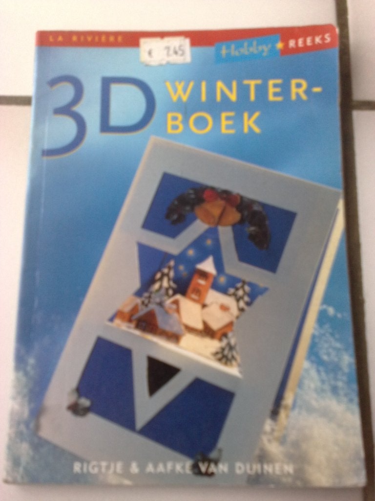 3 D winterboek - Aafke & Rigtje van duinen, Verzenden, Zo goed als nieuw, Overige thema's, Overige typen