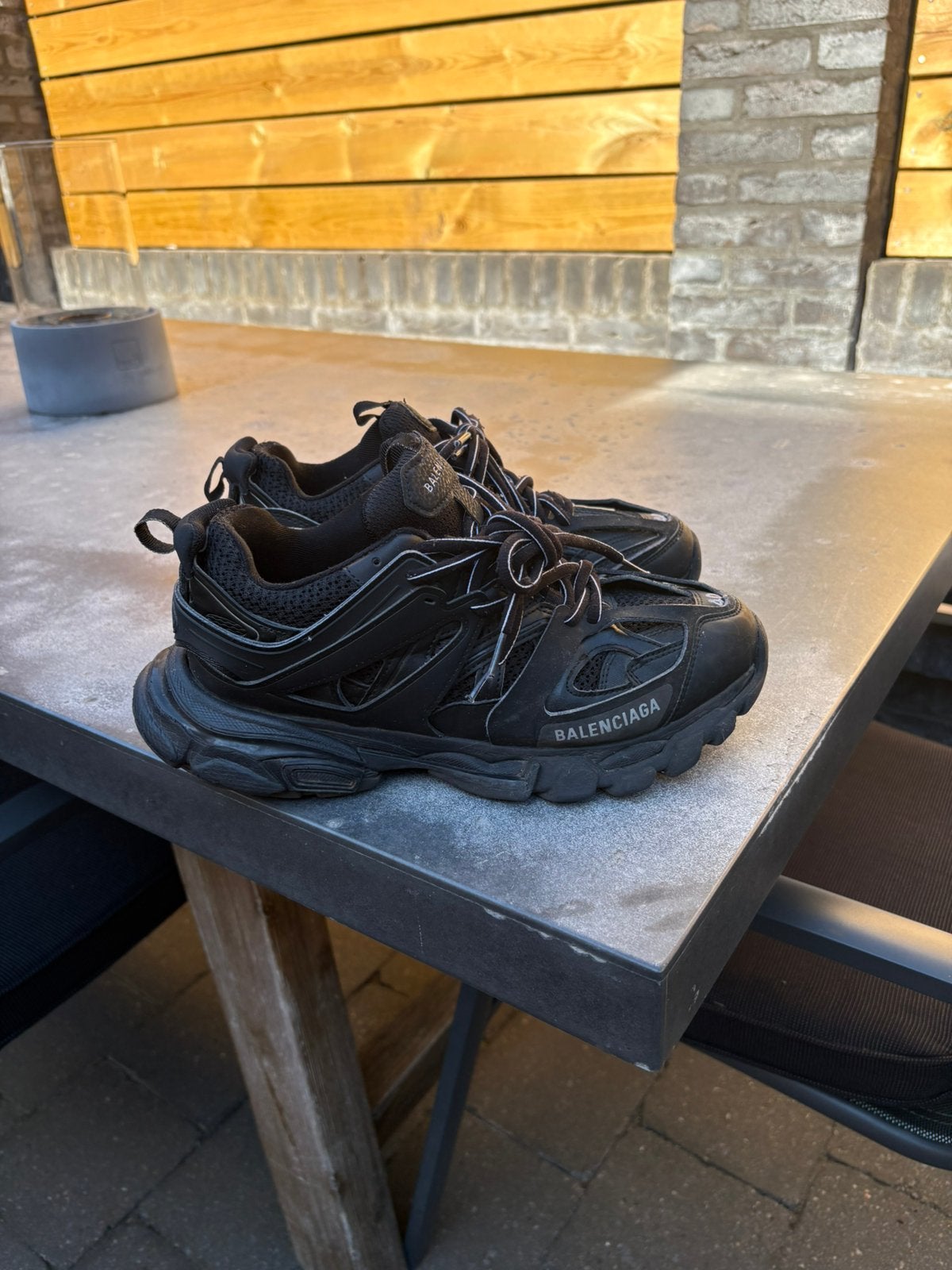 Baleciaga tracks, Kleding | Heren, Schoenen, Ophalen of Verzenden, Zo goed als nieuw, Zwart