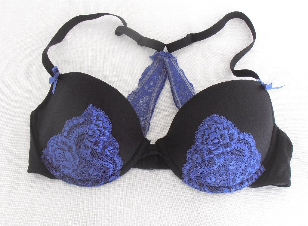 NIEUWE Hunkemoller prachtige blauwe bh met kant 80B 80 B, Hunkemöller, Verzenden, Blauw, BH