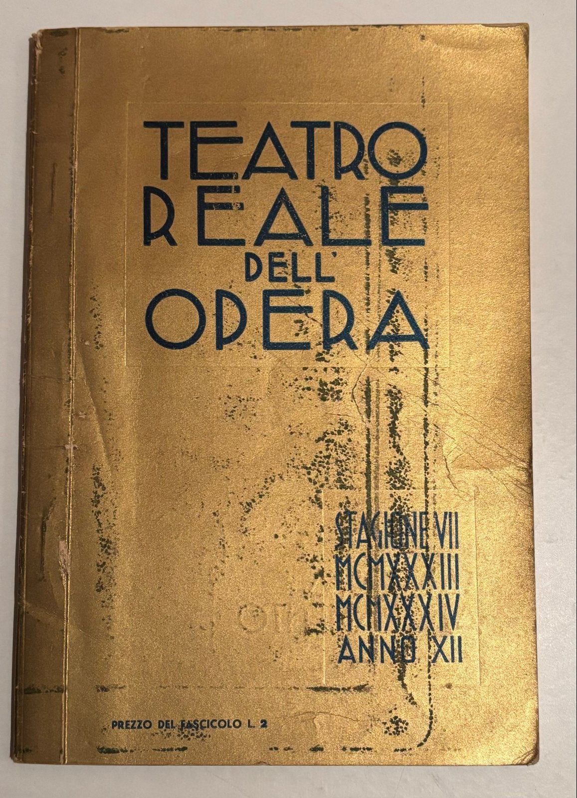 Teatro Reale dell'Opera - Seizoen VII (1933-1934), Boeken, Ophalen of Verzenden, Gelezen, Algemeen