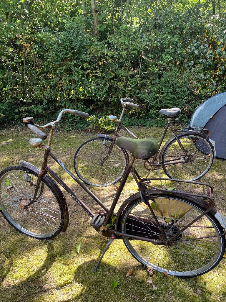 Twee oude pareltjes voor knutselaars, Fietsen en Brommers, Fietsen | Dames | Damesfietsen, Ophalen, Gebruikt, Overige merken