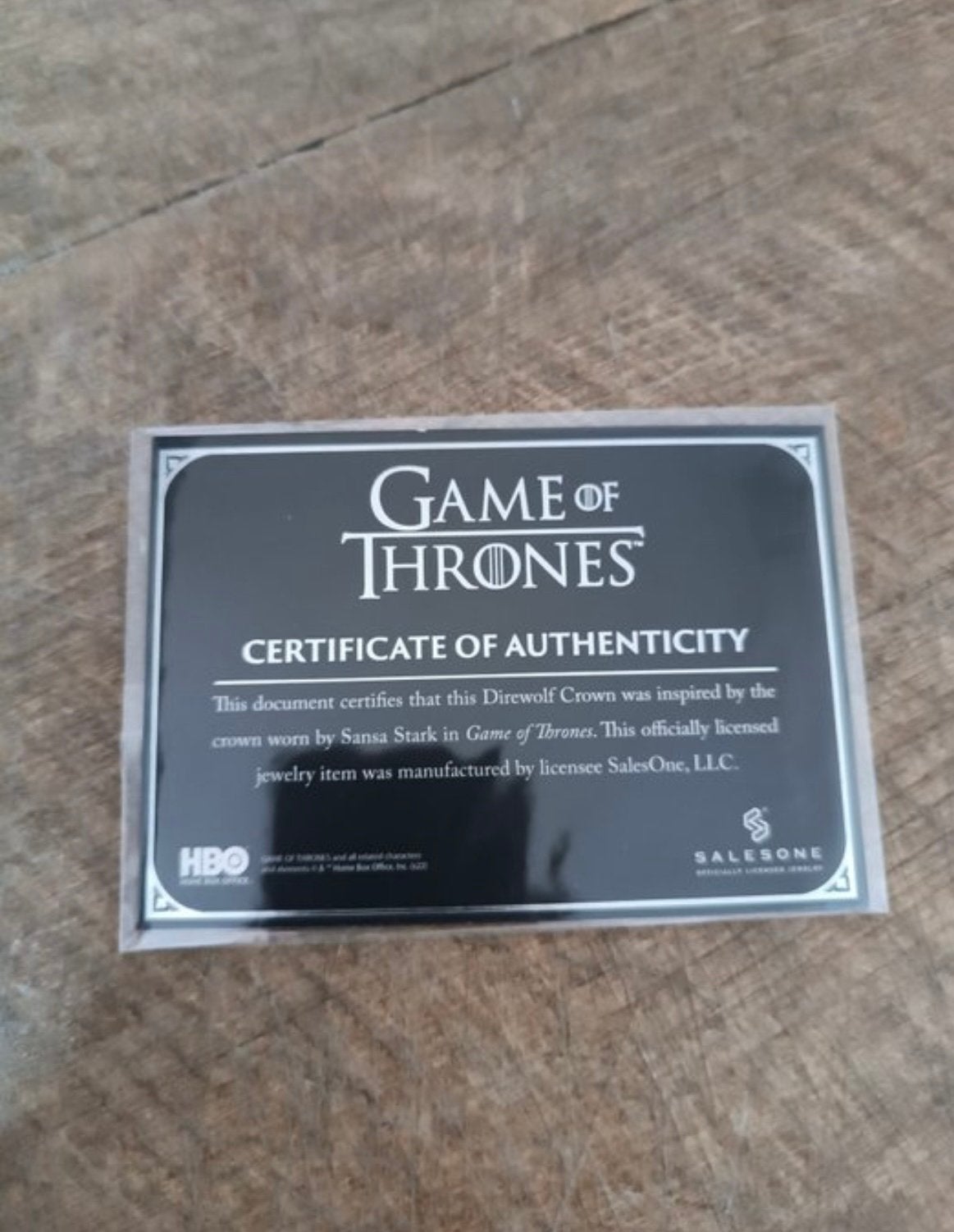 Kroon van serie game of thrones, Ophalen
