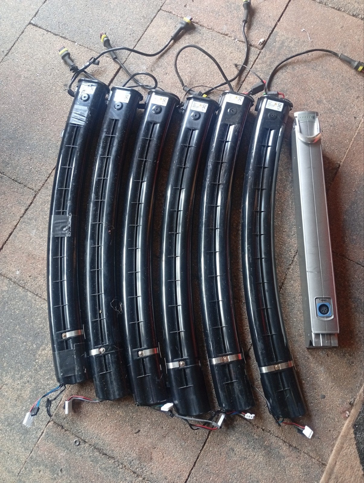 7 x accu sparta , Batavus electrische fietsen, Gebruikt