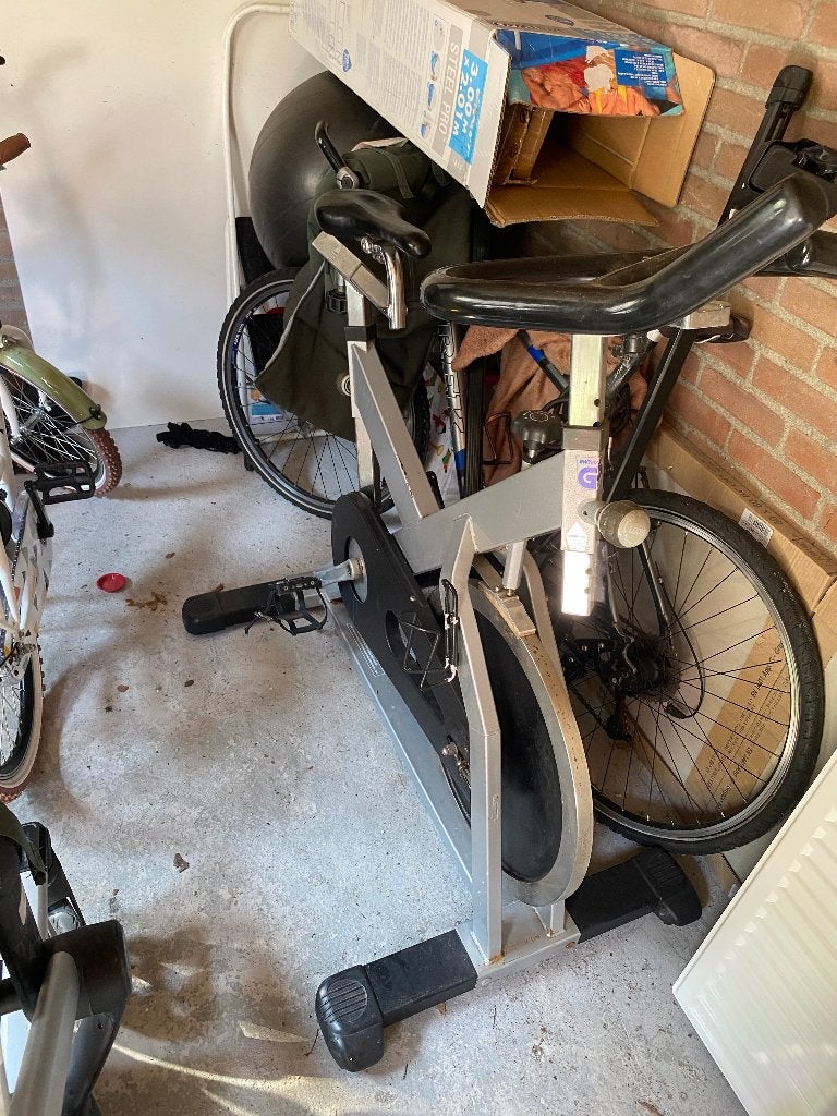 Spinningfiets, Ophalen, Gebruikt, Metaal, Spinningfiets