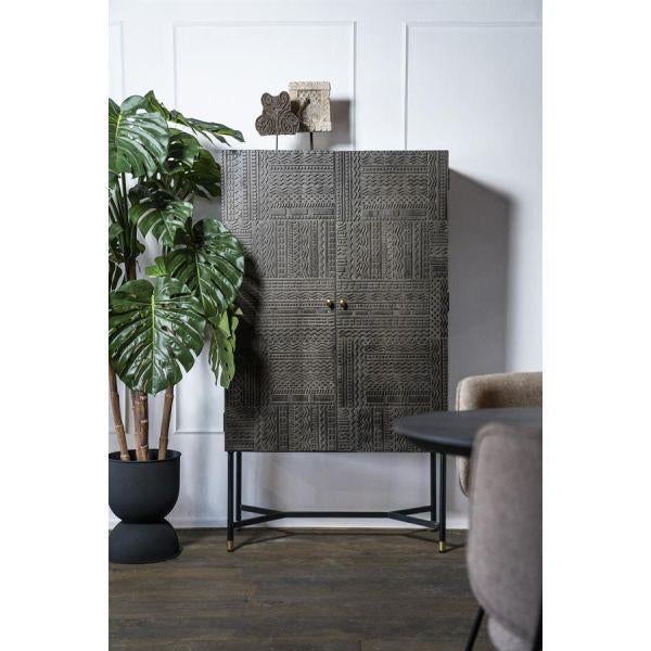 Isa bergkast mangohout 2-deurs design kast, Huis en Inrichting, Kasten | Wandmeubels, Met deur(en), Overige materialen, Ophalen of Verzenden