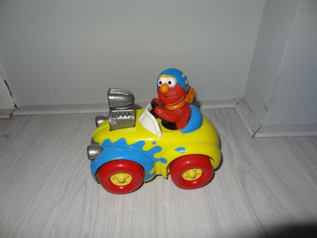 Elmo push & go Car - Tyco Sesame street, Ophalen of Verzenden, Gebruikt