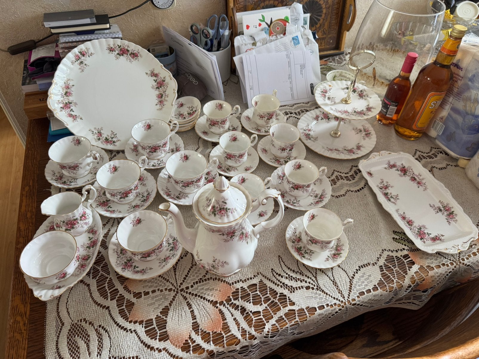 Als nieuw royal albert lavender rose servies zie adv, Ophalen