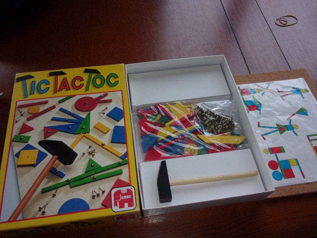 TIC TAC TOC van Jumbo, éénpersoons, Kinderen en Baby's, Speelgoed | Houten speelgoed, Ophalen of Verzenden, Zo goed als nieuw