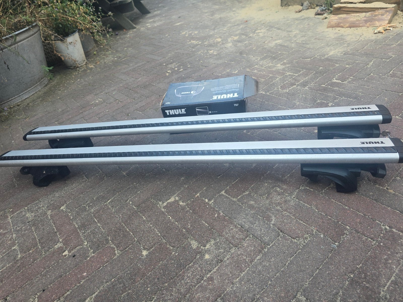 Thule wingbar met Rapid System, Ophalen, Gebruikt
