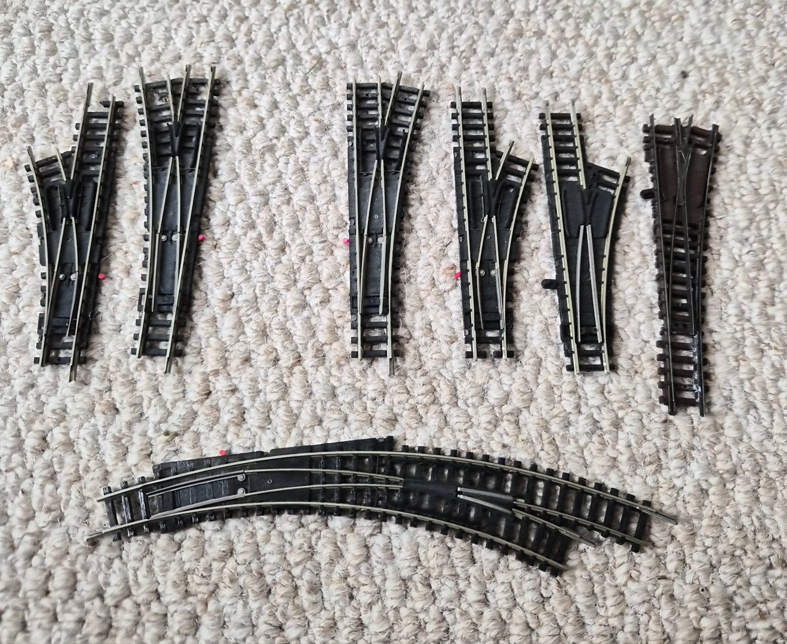 Trix N spoor wissels, Gebruikt, Gelijkstroom, Trix, Rails