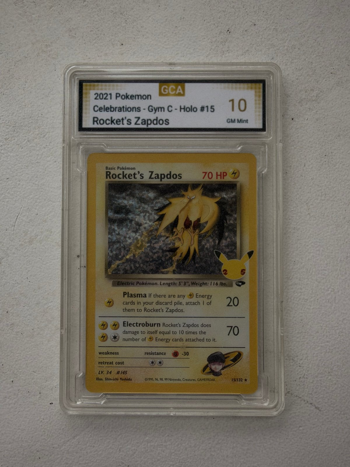 Rocket's Zapdos #15, Ophalen of Verzenden, Zo goed als nieuw