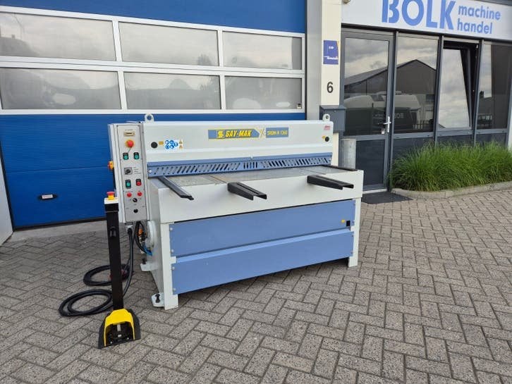 SAY-MAK SRGM-H 1360x3 (JORG) Plaatschaar 380V Nette staat!, Ophalen of Verzenden, SAY-MAK, Info@bolkmachinehandel.nl, Holland