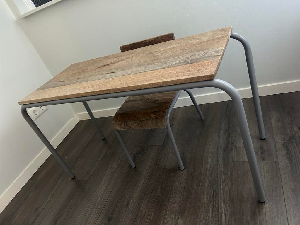 Kindertafel inclusief stoel, Ophalen, 50 tot 100 cm, Tot twee personen, 50 tot 100 cm