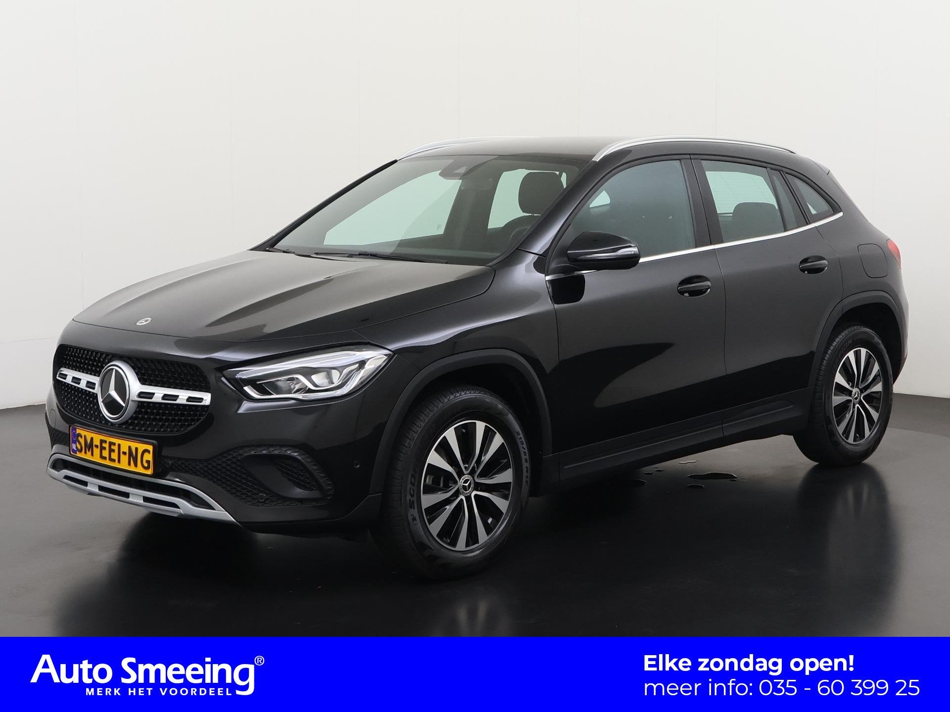 Mercedes-Benz GLA-klasse 250e Business Line | Trekhaak | Wid, 4 cilinders, Leder en Stof, Zwart, Bedrijf