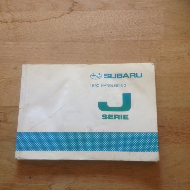 Handleiding/Instructieboekje     Subaru  J serie   1990   NL, Auto diversen, Handleidingen en Instructieboekjes, Ophalen of Verzenden