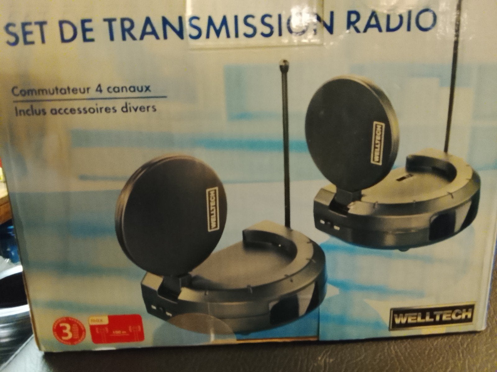 Welltech Radio Transmissie Set - 4 Kanalen, Welltech, Zender en Ontvanger, Onbekend, Nieuw