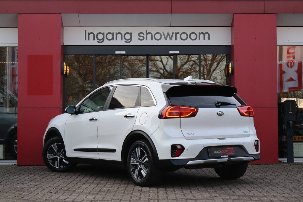 Kia Niro 1.6 GDi Hybrid DynamicLine | Origineel NL | Facelif, Gebruikt, Euro 6, Leder en Stof, Wit