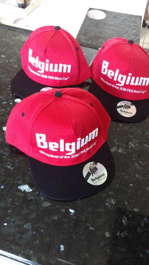 Jupiler belgium wk 2018 fifa world cup pet., Ophalen, Nieuw, Kleding, Jupiler