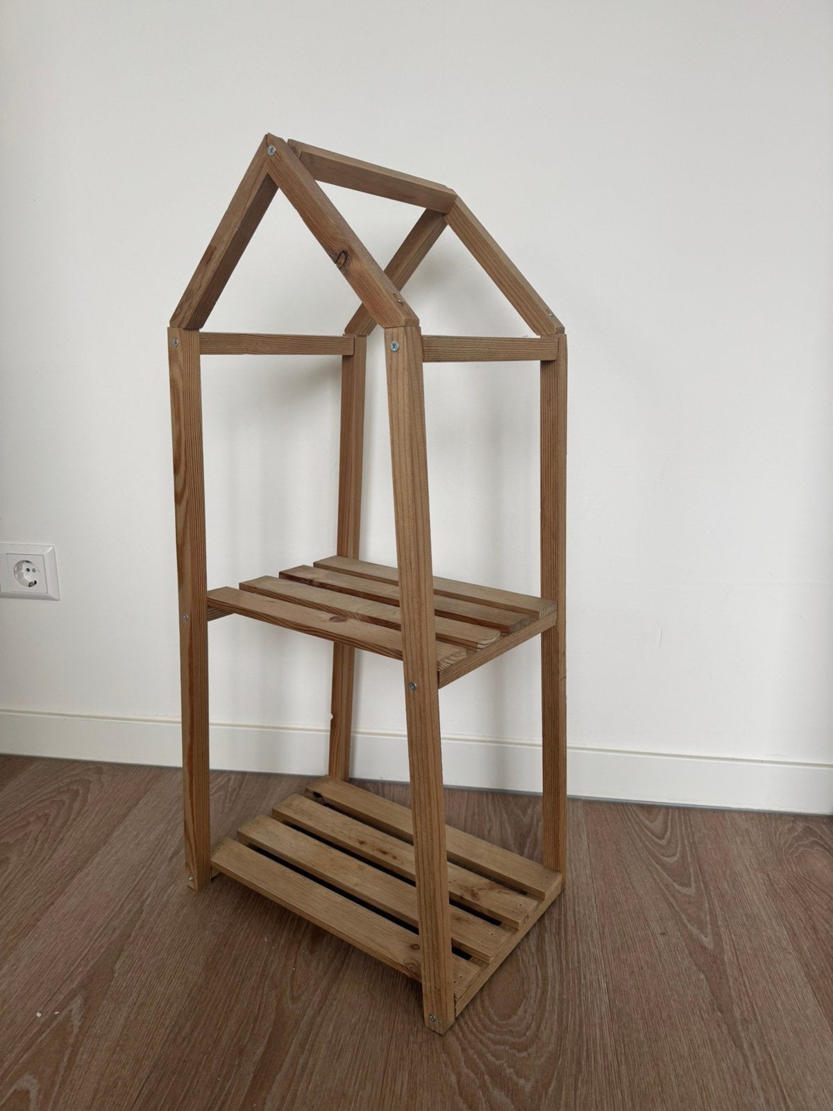 Wooden Plant Stand, Huis en Inrichting, Woonaccessoires | Etagères, Ophalen of Verzenden, Zo goed als nieuw