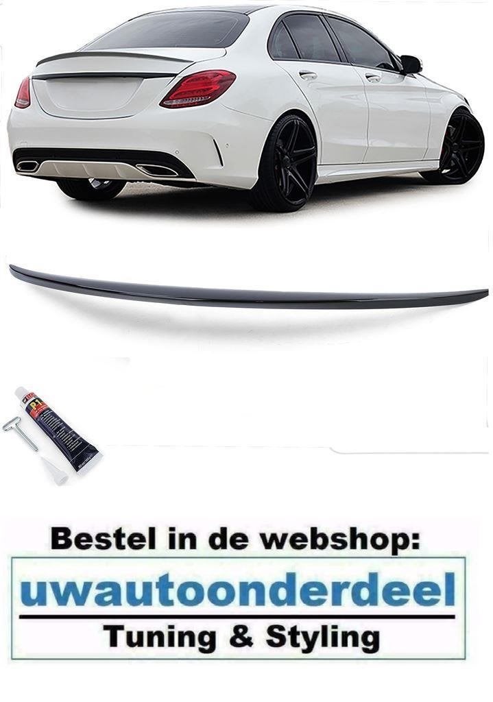 Achterklep Spoiler Glans Zwart AMG Look Voor MB C Klasse W20, Verzenden, Automotive Parts, A.parts@hotmail.nl, Trasmolenlaan 12 3447 GZ Woerden