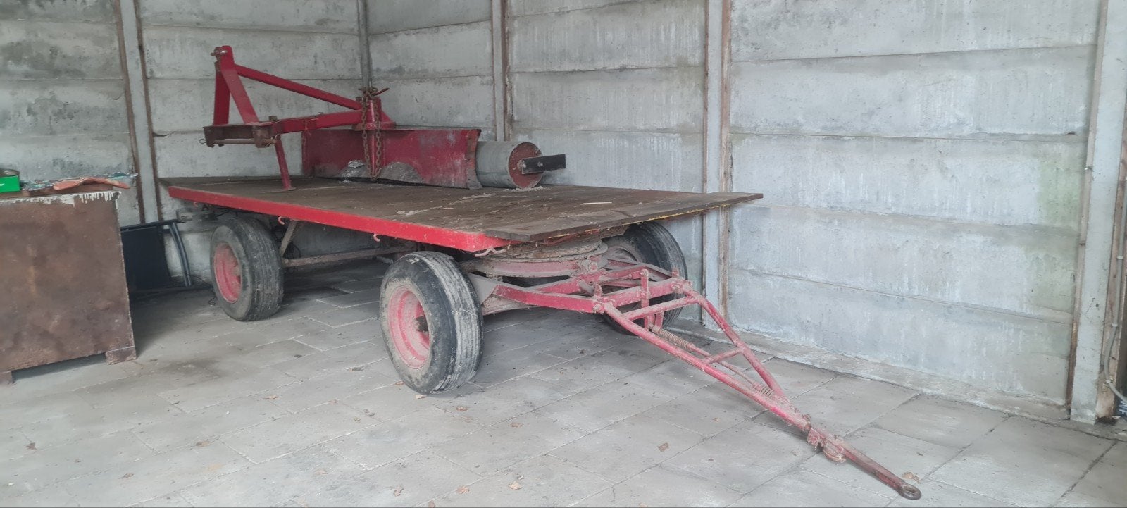 Platte wagen, Ophalen