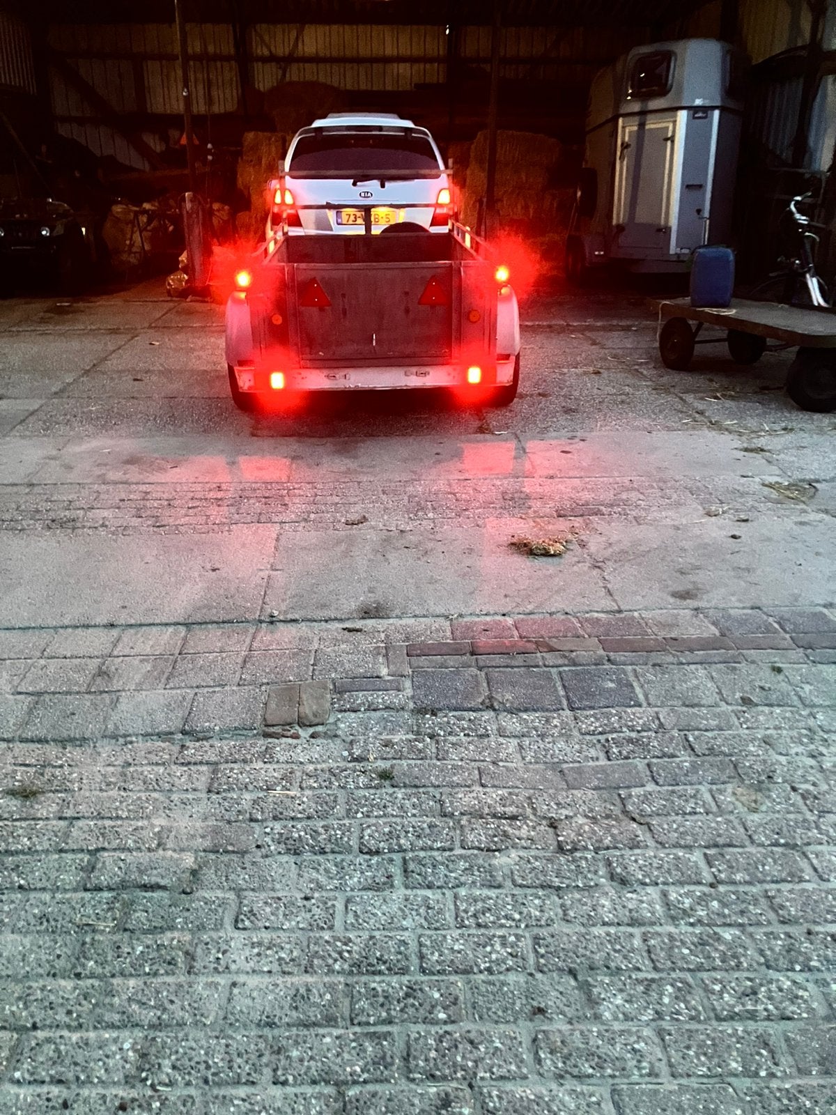 Kar kan nog een ronde mee ., Auto diversen, Aanhangers en Bagagewagens, Ophalen of Verzenden, Gebruikt