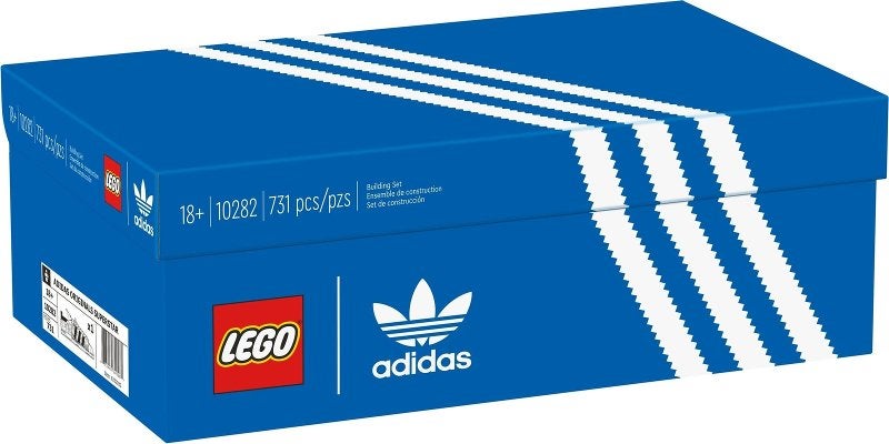 Lego Sculptures 10282 Adidas Originals Superstar, Overige thema's, Lego, Nieuw, Ophalen of Verzenden