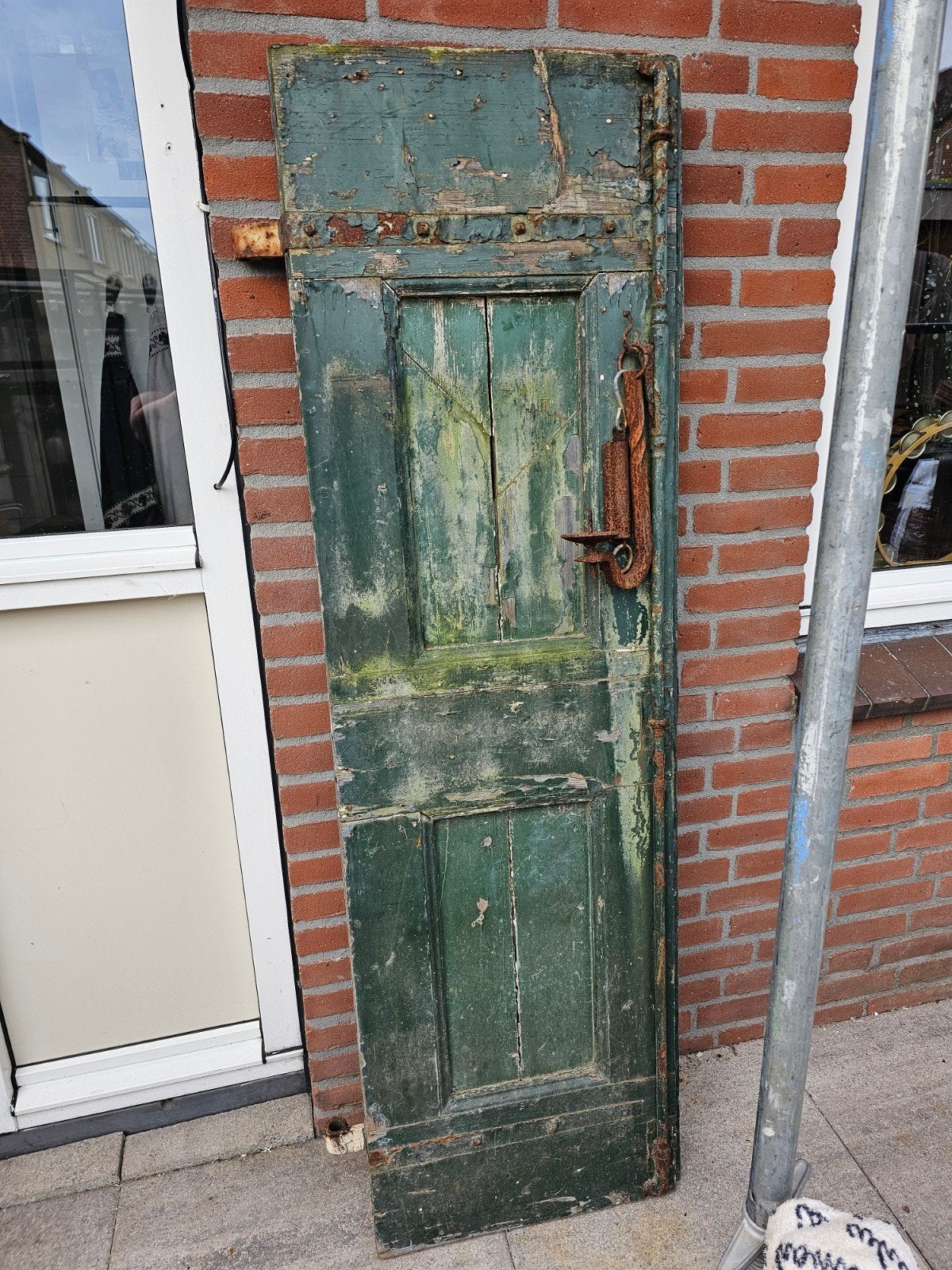 oude luik/staldeur en schilderstrap., Ophalen of Verzenden