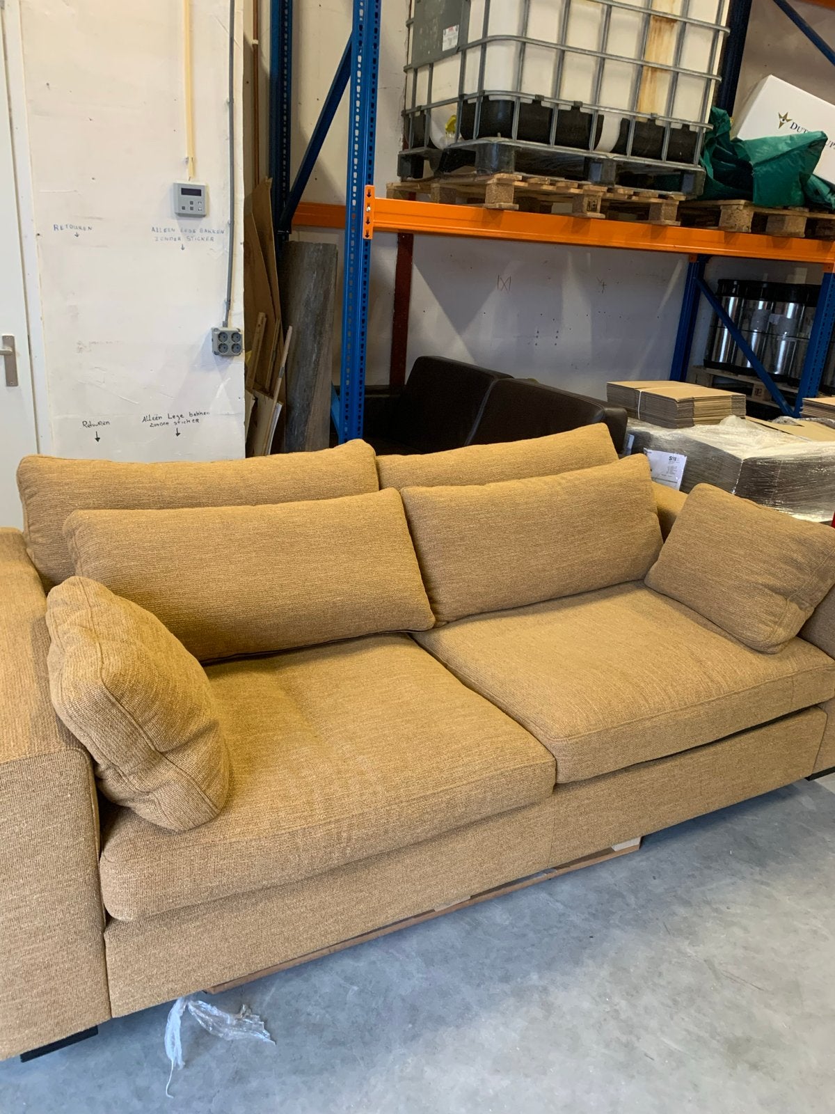 Comfortabele 3-zits bank - Gebruikt maar goed, Ophalen, Gebruikt, 100 tot 125 cm, Driepersoons