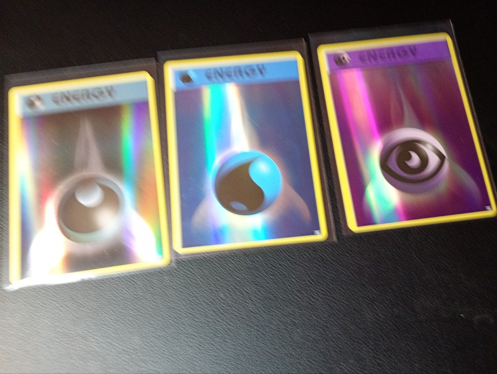 Pokémon Foil Energy Kaarten (3 stuks), Ophalen of Verzenden, Zo goed als nieuw, Meerdere kaarten, Foil