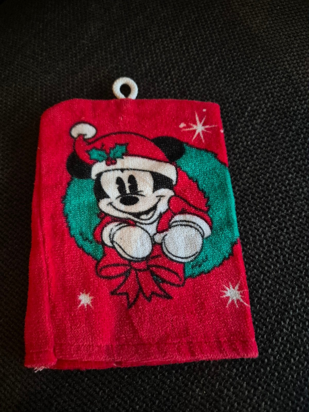 NIEUW Kerst washand Mickey Mouse, Ophalen of Verzenden, Nieuw, Overige typen