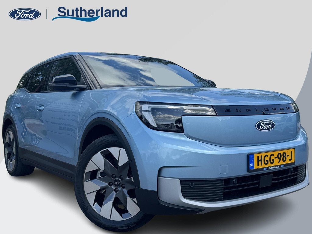 Ford Explorer Premium Extended Range RWD 77 kWh 286pk | Pano, Auto's, Ford, Automaat, Achterwielaandrijving, Gebruikt, Zwart