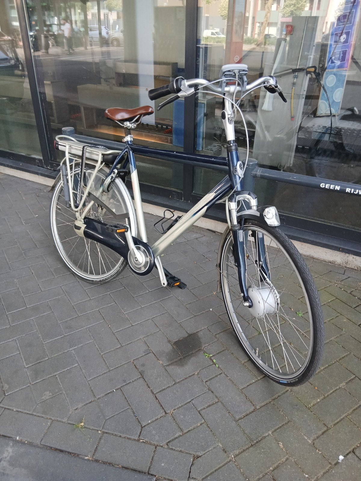 Gazelle elektrische herenfiets framemaat 61 cm, Fietsen en Brommers, Fietsen | Heren | Herenfietsen, Ophalen, Zo goed als nieuw