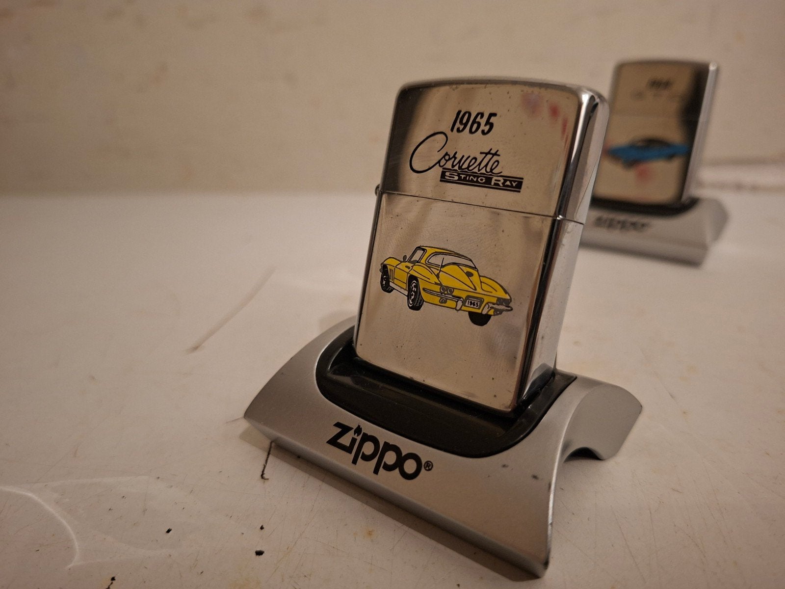 Zippo chevrolet Corvette, Ophalen of Verzenden, Aansteker