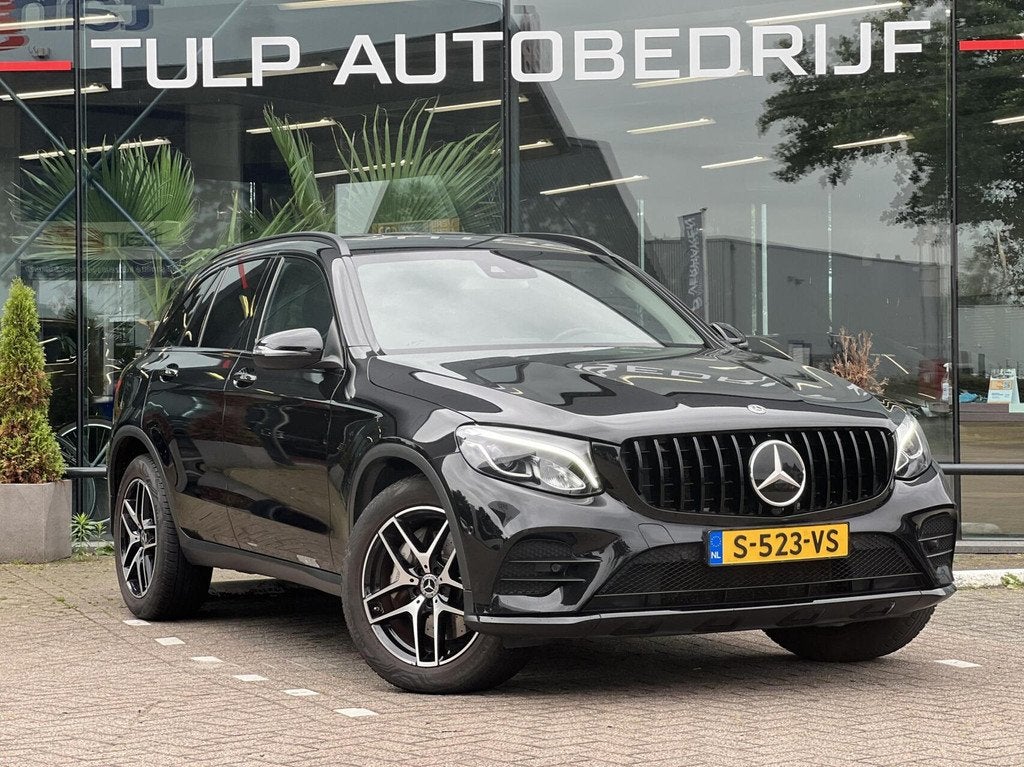 Mercedes GLC-klasse 250 4MATIC Business Solution AMG Topstaa, Auto's, Gebruikt, 4 cilinders, Zwart, Vierwielaandrijving