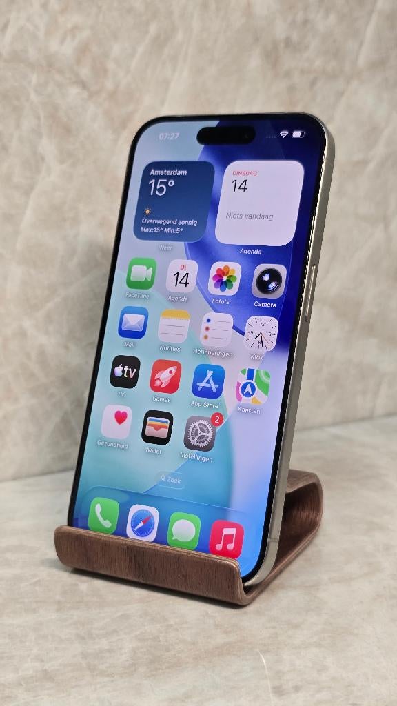 Apple iPhone 15 Pro 128GB Naturel, 128 GB, ., Ophalen of Verzenden, Zo goed als nieuw