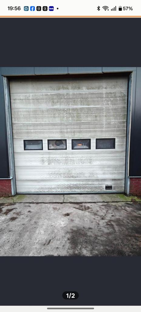 Crawford Sectionaaldeur - 4m breed, 8m hoog - Goede staat, Ophalen of Verzenden, 120 cm of meer, 215 cm of meer