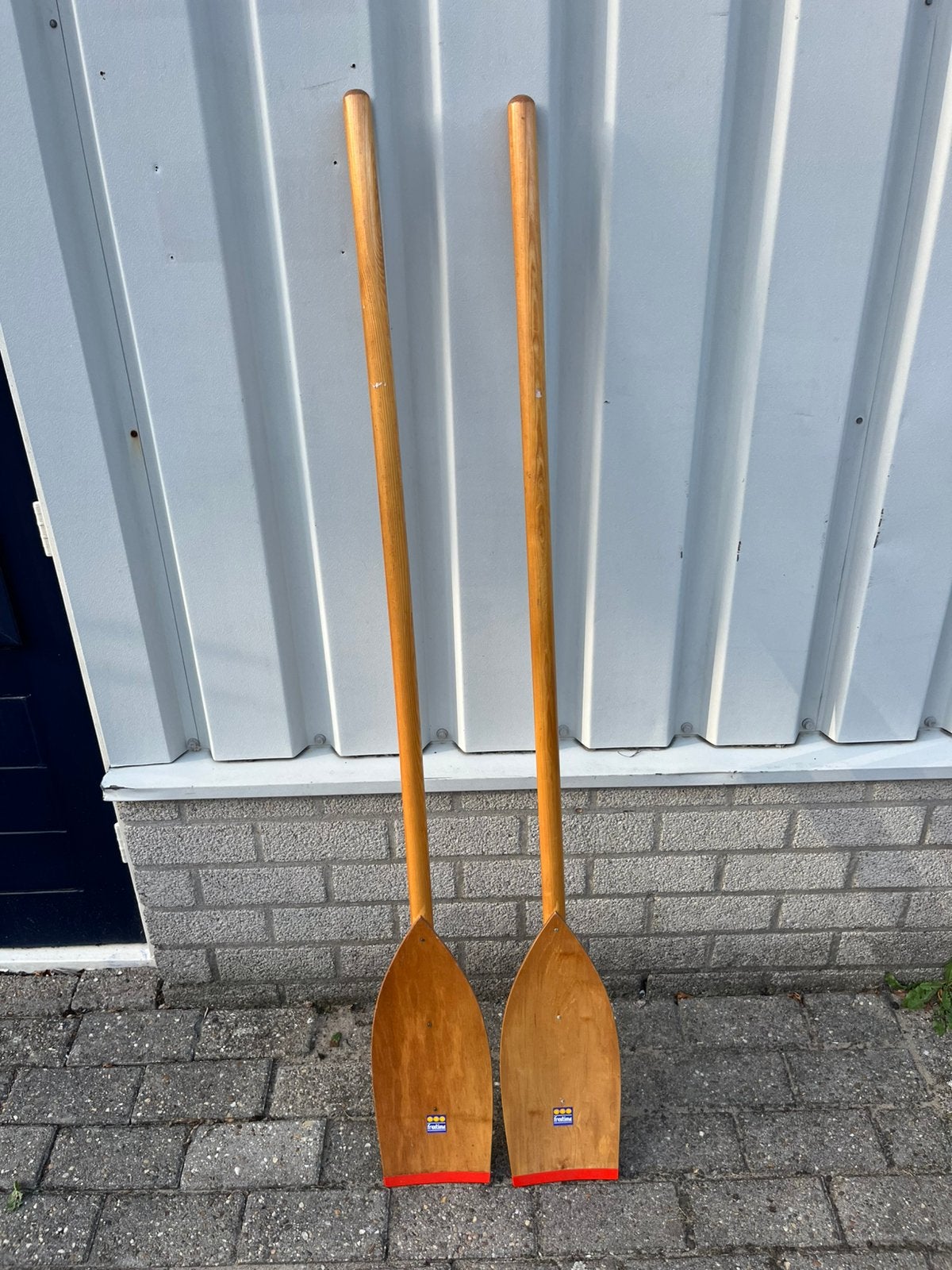 2 mooie houten peddels nieuw enkelbladig, Ophalen, Nieuw