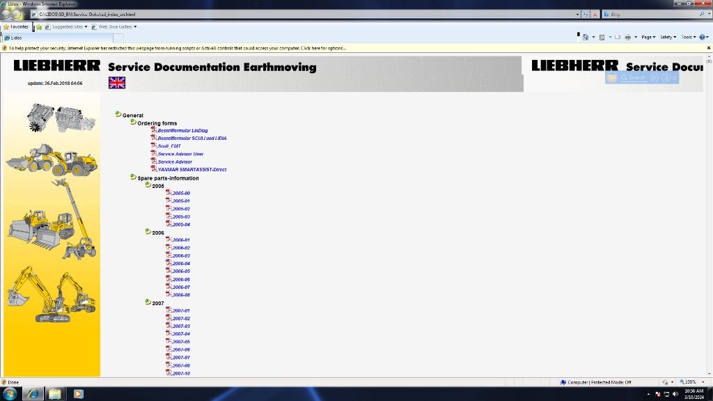 LIEBHERR LIDOS OFFLINE 2021-12, Verzenden
