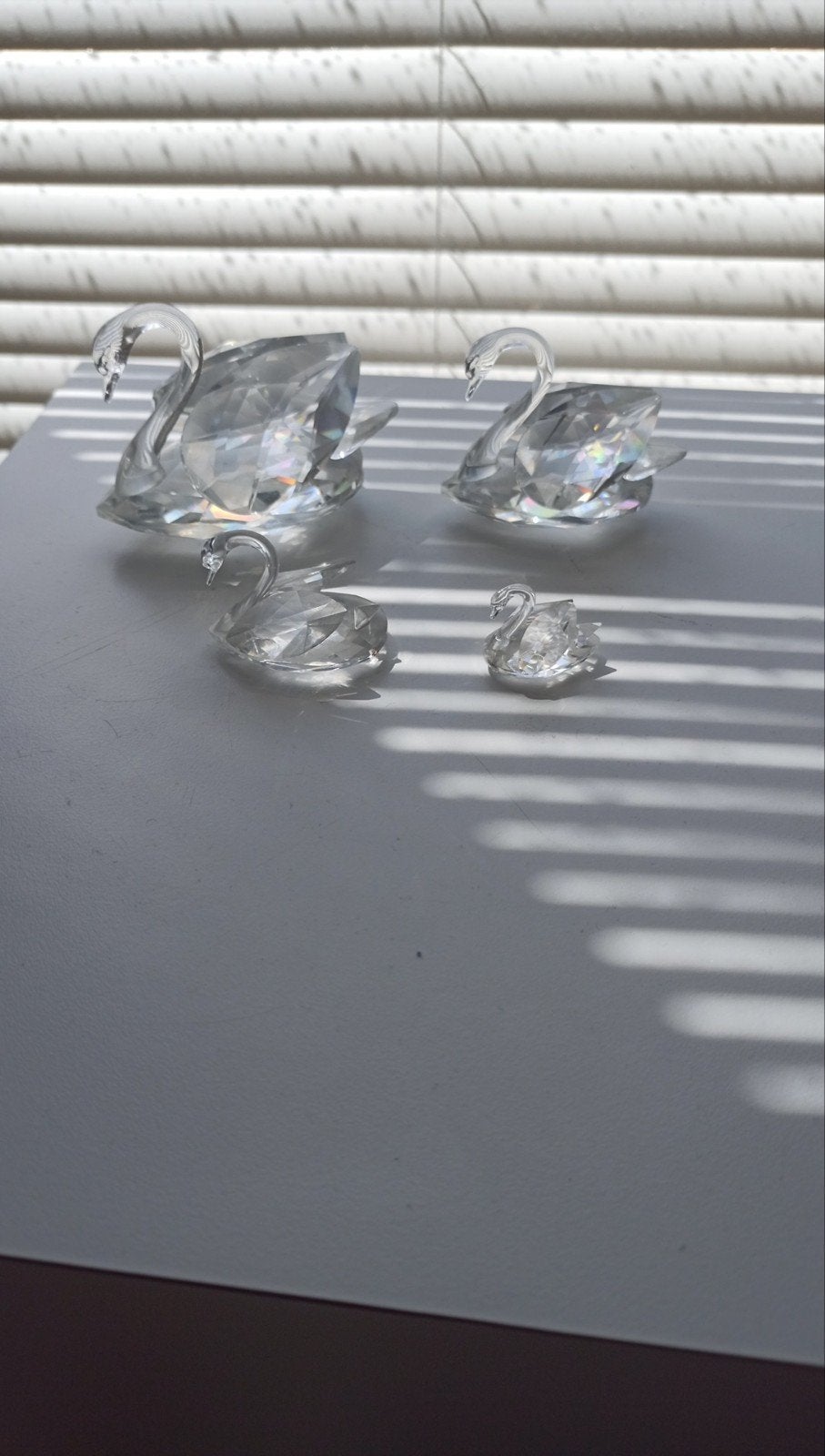 Swarovski zwanen set, Ophalen of Verzenden, Zo goed als nieuw, Figuurtje