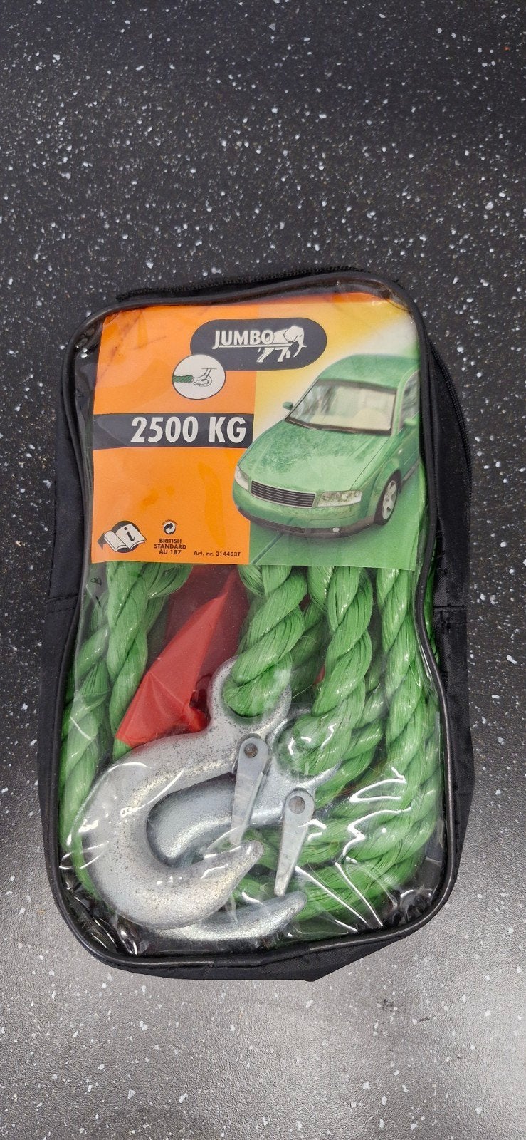 Sleepkabel merk Jumbo 2500 kg, Ophalen, Nieuw