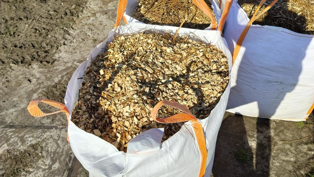 Houtsnippers in bigbag, Tuin en Terras, Aarde en Mest, Ophalen, Boomschors