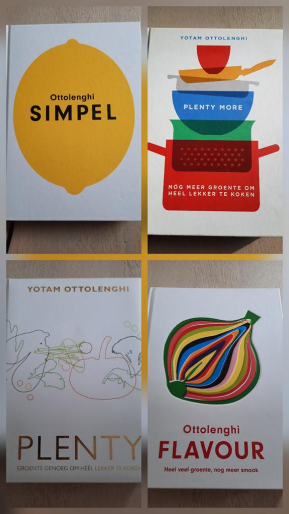 SIMPEL, PLENTY, PLENTY MORE en FLAVOUR- Yotam Ottolenghi, Boeken, Kookboeken, Ophalen of Verzenden, Zo goed als nieuw