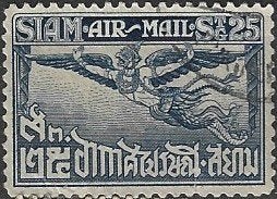 Th 16 - 1925 - Siam/ Airmail/ 25 S, Ophalen of Verzenden, Gestempeld, Midden-Oosten