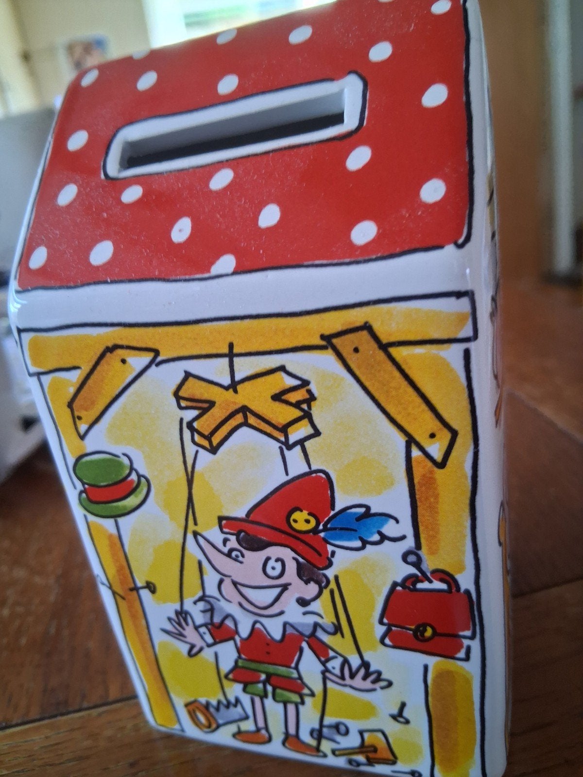 BLOND SPAARPOT EFTELING, Ophalen of Verzenden, Nieuw, Steen, Aardewerk of Keramiek, Overige thema's